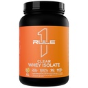 Règle 1 Isolation claire de lactosérum - 20g Protéines isolates tout-whey, plus de 9g d'AAE, 300mg de minéraux électrolytes, 90 calories, léger, croustillant et goût rafraîchissant (27 portions, mangue de pêche)