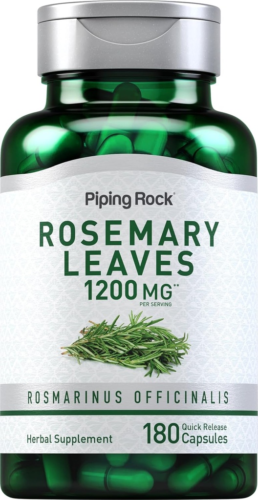 Piping Rock Rosemary Bladeren 1200mg 