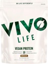 VIVO Vegan Proteïne Poeder - 0,7 oz Plant-Based Proteïne per scoop, 30 porties (33.8 oz) (Donkere chocolade)