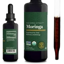 Global Healing Center - Moringa organique Oleifera extrait des gouttes liquides, Moringa supplément-Vegan de feuilles d'arbre-Max Absorption de vitamines et minéraux- Plus de puissance que la forme de poudre (2 Fl Oz)