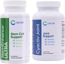 Cerule Stemenhance + Cyactive Spirulina Ondersteuning Ultra Stam Cell Ondersteuning Supplement met Extracten van Zoetwater Microalgen en Marine Macroalgen om te helpen verhogen Circulerende volwassen Stam Cellen en Prom