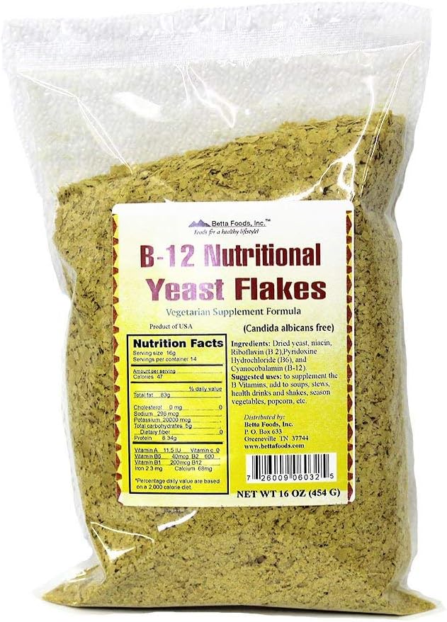B-12 Voedingsgistvlokken (Vegetarisch supplement)