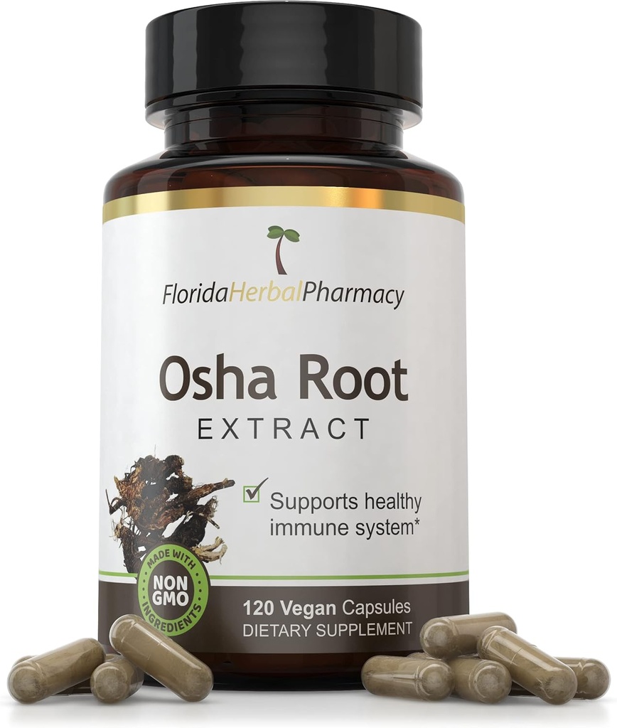 Florida Herbal Pharmacie, Capsules de supplément d'extrait de racine OSHA