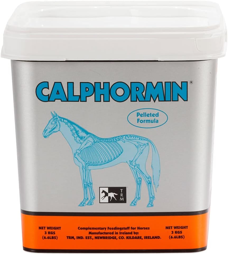 Supplément de calphormine pour chevaux nutritifs-rich pour le développement optimal du squelette chez les jeunes chevaux - 6,6 lb (3 kg) - Bucket - 6,6 lb