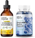 Wild & Organic Echinacea Goldenseal Tinctuur 4 fl oz & Lung Detox Gummies