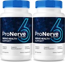 NutraRize (2 Pack) ProNerve6 Neuropathy, ProNerve 6 Nerve Support Supplement, Pro Nerve 6 Capsules, ProNerve6 Pastillas Reviews (120 Capsules)