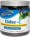 NOORD-AMERIKAANSE HERB & SPICE Elder-C - 3 oz. - Vlierbessen Concentraat - Immuunondersteuning, gezonde ademhalingsrespons - Non-GMO, Glutenvrij - 42 porties