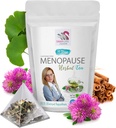Menopauze verlichting - MENOPAUSE TEA 14 DAGEN - menopauze verlichting voor vrouwen, menopauze verlichting voor vrouwen opvliegers, zwarte cohosh, gingko, rode klaver, kaneel chip, groene thee, zoethout 1 Pack 14 Bags