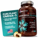 OmniBiotics Vegan Omega 3 DHA EPA Supplement 