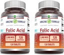 Verbazingwekkende Formules Foliumzuur Supplement 