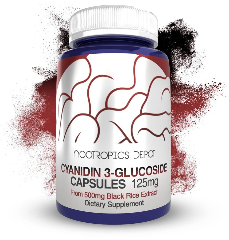 Nootropics Depot Cyanidin 3-Glucoside Capsules 