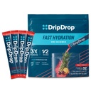 DripDrop Hydration Packets - Fruit Punch - Single Serve Electrolytes Powder Drink Mix - Non-GMO, Glutenvrij, Veganistisch - 32 Sticks