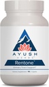 Ayush Kruiden Rentone - Nierondersteuning Supplement met Cranberry, Nier Reiniging pillen voor vrouwen en mannen, Urinaire Gezondheid en Blaasfunctie - 90 Vegetarische Capsules (1 telling)