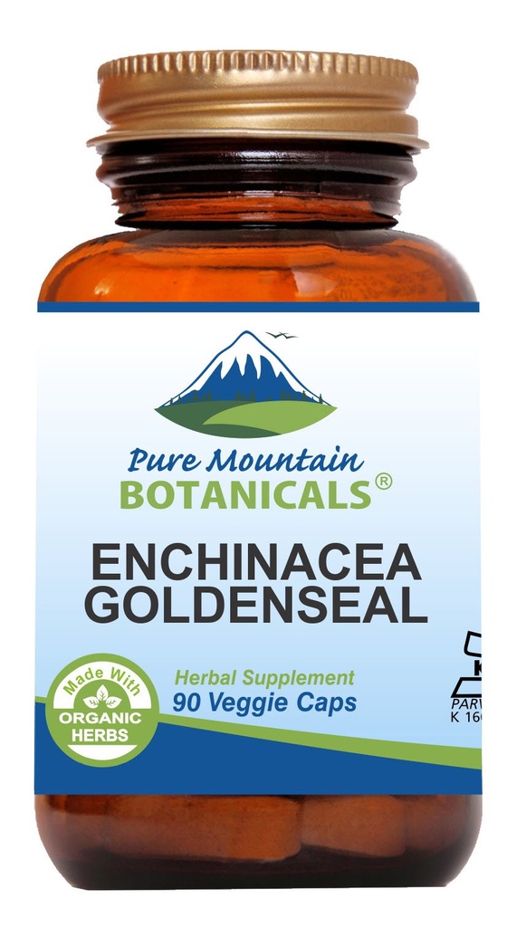 Echinacea Goldenseal Capsules - Kosher Vegan Caps met 450mg Biologische Echinacea Goldenseal Complex