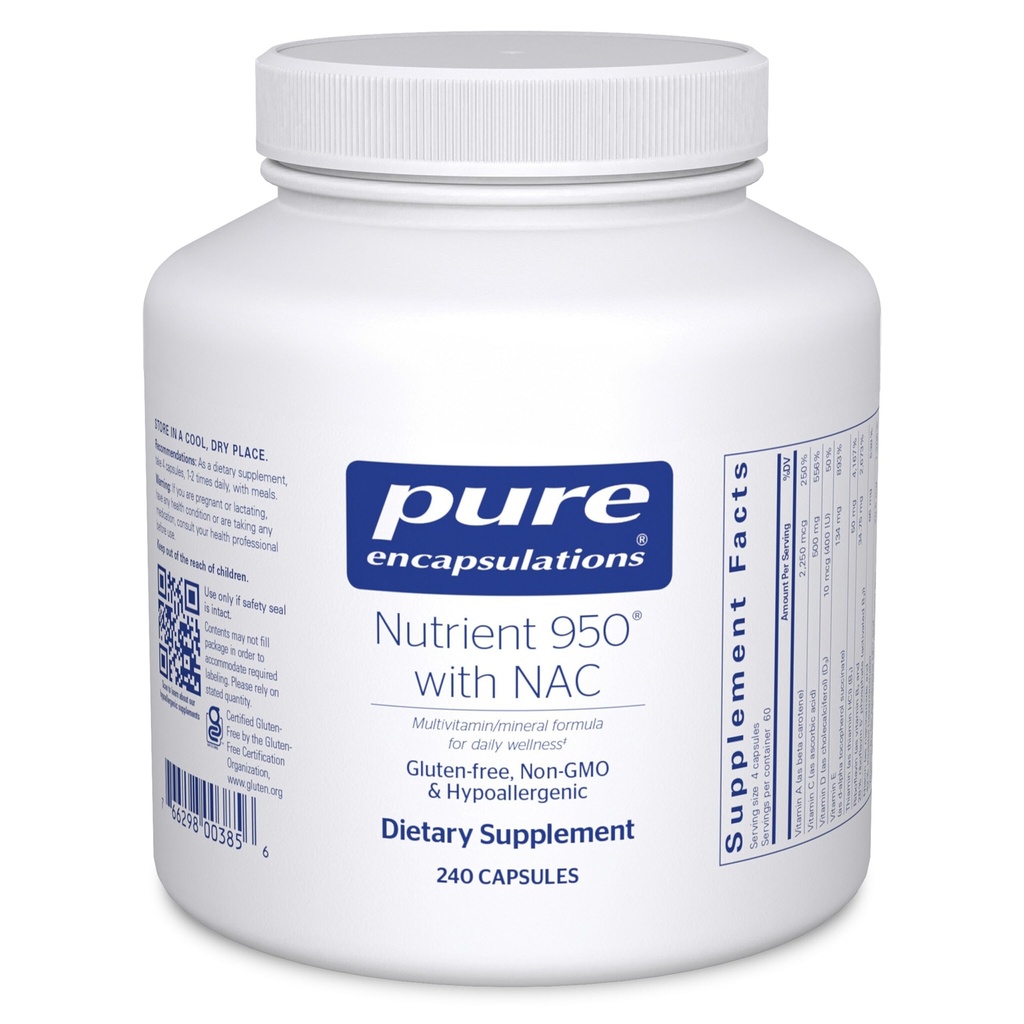 Pure Encapsulations Nutriënt 950 met NAC 