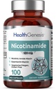 B-3 Nicotinamide 500 mg 100 Vcaps - Nicotinic Amide Niacin Natural Flush-Free Vitamine Formula - Ondersteunt huidcelgezondheid