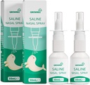 Spray nasal saline pour bébé, 2 PCS Spray nasal naturel avec Xylitol, non alcoholique, soulagement instantané de la congestion nasale et soins quotidiens