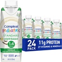 Complèter la norme pédiatrique 1.4mL, à base de plante complète de façon nutritionnelle, formule d'alimentation en tube, Vanilla Flavor, 24 Pack