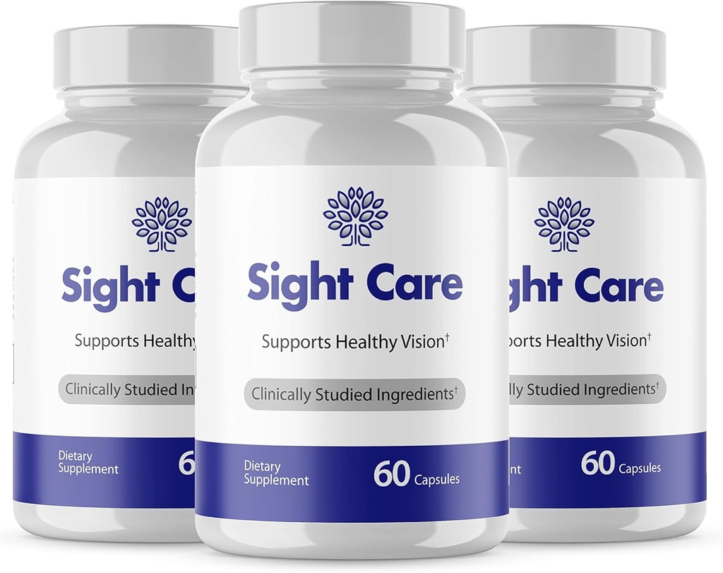 (Official 3 Pack) Sight Care Capsules - SightCare Capsules for Healthy Vision Support Supplement Advanced Healthy Ingrediënten Pro Supplementen Pillen Pastilla Sight Care Pillen 3 maand levering (180 Caps)
