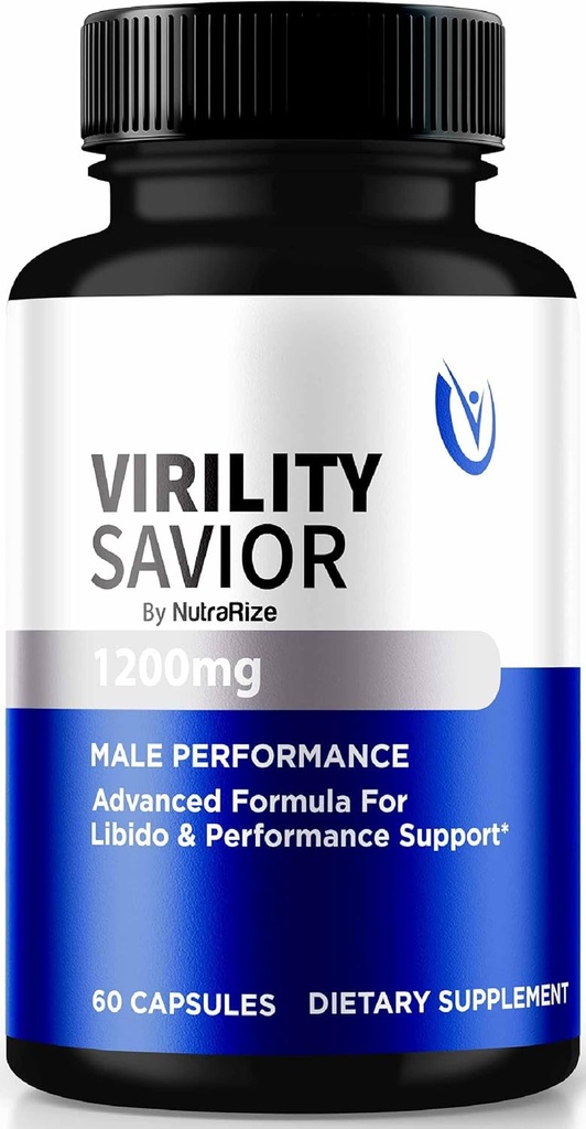 Virility Redder Capsules voor mannen, Officiële VirilitySavior Man Formula, Premium Pillen voor Max Performance en Vertrouwen, All-Natural Ondersteuning voor de algemene gezondheid en welzijn beoordelingen (60 capsules)