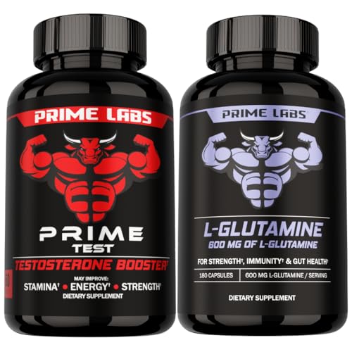Prime Labs Prime Test + L Glutamine Capsules