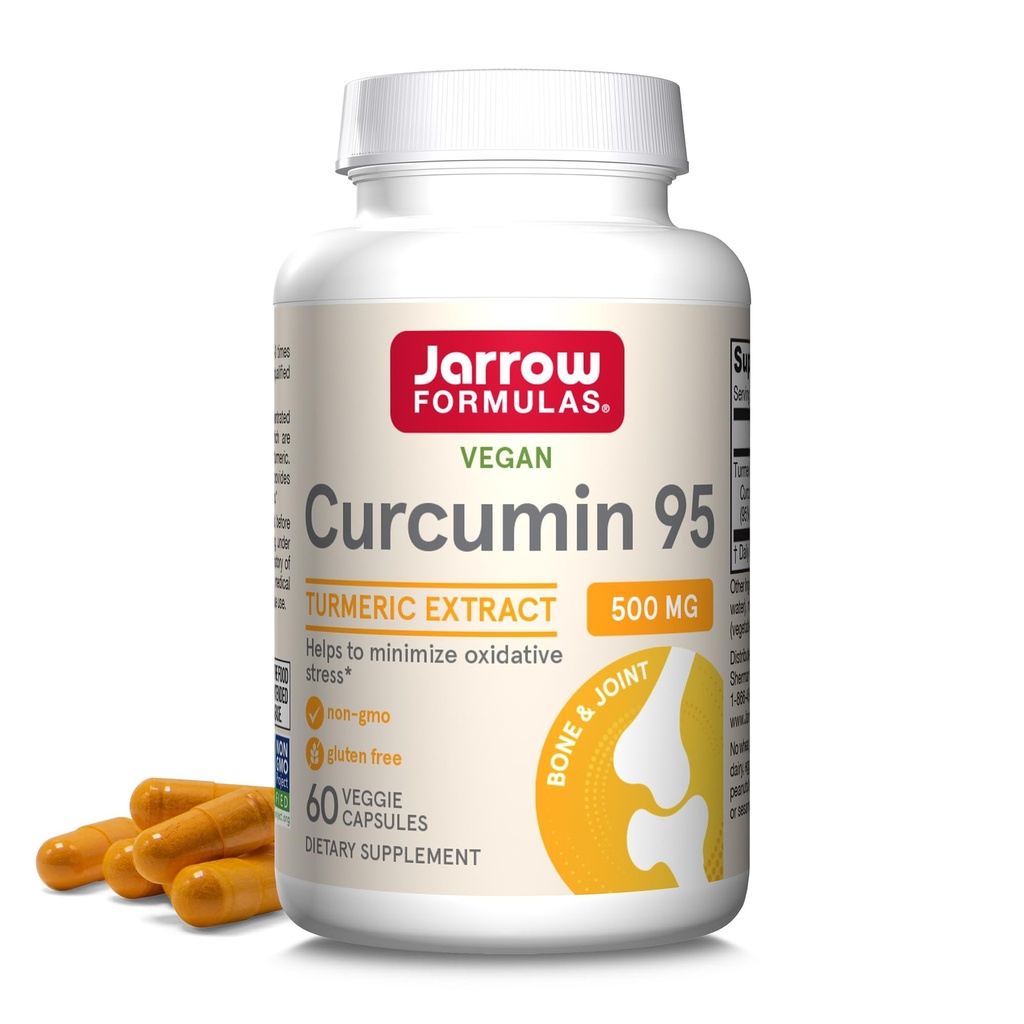 Supplément curcumin curcumin curcumin curcumin curcumin curcumin 95, suppléments curcuma, 500 mg pour l'antioxydant et le soutien des articulations, 60 capsules