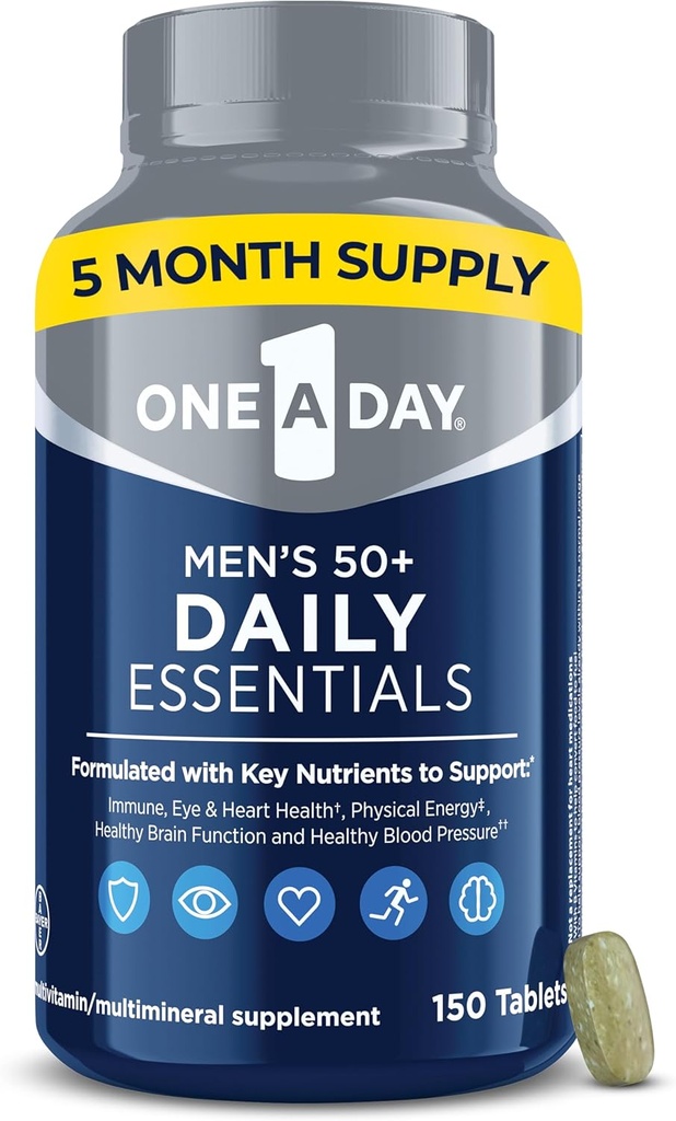 One A Day Mannen Multivitamine 50+ Dagelijkse Essentials 