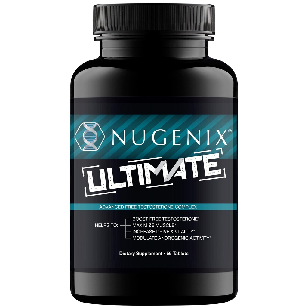 Nugenix Ultimate Free Testostérone Booster Supplément pour hommes - 56 Comte