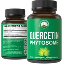 Peak Performance Ultra Pure Quercetine Phytosome Vegan Capsules - Rich Sophora Japonica Extract voor Max Absorptie Nu. Quercetine 250 mg Supplement Capsules. Made in USA
