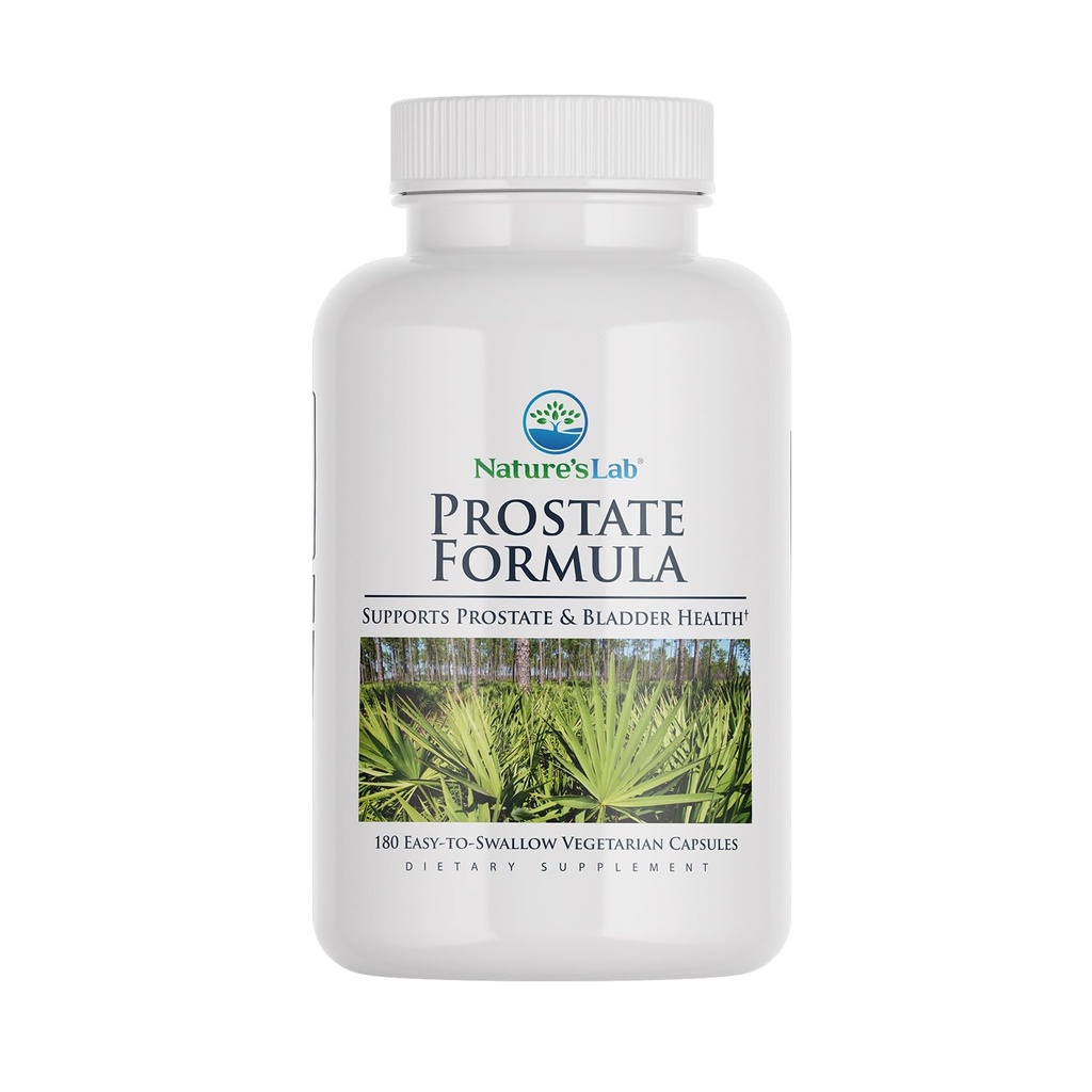 Nature's Lab Prostate Formula - Ondersteunt Prostaat en Bladder Gezondheid - 180 Capsules