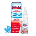 Mucinex Sinus-Max Neus Spray Decongestant, 12 uur over-The-Counter Medicatie Neus Spray voor Sinus Relief, Neus Decongestanten voor Volwassenen & Sinus Congestie, Koeling Menthol, 0,75 Fl Oz