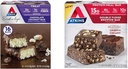Atkins Chocolate Coconut Bar 16 Telling, Dubbele Fudge Brownie Proteïne Maaltijd Bar 5 Graaf Bundle