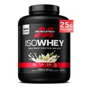 MuscleTech ISO Whey Isolate Protéine Poudre, Vanille - Supplément de gymnastique post-entraînement pour le gain musculaire maigre, gain de poids de construction du corps et récupération - 25g de protéines, BCAA, EAA et 0 sucre ajouté - 5lbs