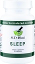 Slaap - Natuurlijke aanvulling met L-Theanine, Ashwagandha, Magnesium, Valeriaanwortel, Melatonine - Niet-Habit vormende formule voor diepe slaap & verjongende rust - 90 capsules
