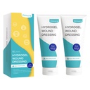 Dimora 2 Packs 6oz Hydrogel Eerste Hulp Zalf, Brand Injory Verzachtende Gel, Huid Reparatie Cream voor Emergency Burn, Postoperatieve Incisies, Kneuzingen, Debridement Wound Care