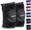 APEXUP Ice Pack voor Kniepijnverlichting, Grote Herbruikbare Wrap na Chirurgie, Flexibele Gel Cold Pack voor Verwondingen, Pijnverlichting voor Rug, Schouder, Elleboog, Enkel en Leg (Zwart, L, 2PK)