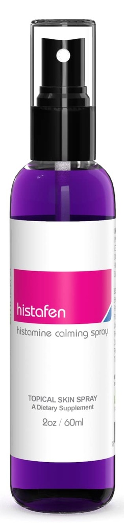Histafen Antihistamine Extra sterkte Jeuk Relief Spray - Anti Jeuk Spray voor mensen Huidgenezing Spray voor volwassenen en kinderen met lage diamine Oxidase Dao Enzyme Mast Cell Activating Syndrome Eczema Hives