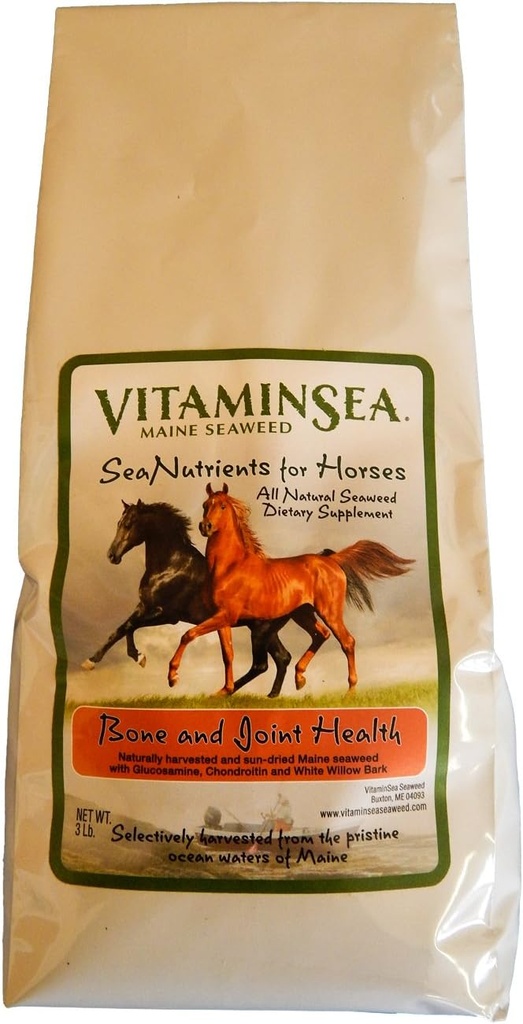VITAMINSEA Supplément d'algue séchée Kelp Cheval Tous les nutriments naturels alimentaires pour les chevaux