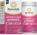 Renew Life Women's Probiotic Capsules, 50 miljard CFU Gegarandeerd, Ondersteunt pH-balans, Vaginale, Urinaire, Digestieve en Immune Health(2), L. Rhamnosus GG, Zuivel, soja en Glutenvrije, 30 Tellen
