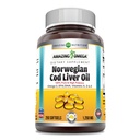 Verbazingwekkende Omega Norwegian Cod Liver Oil 1250 Mg Softgels Supplement 