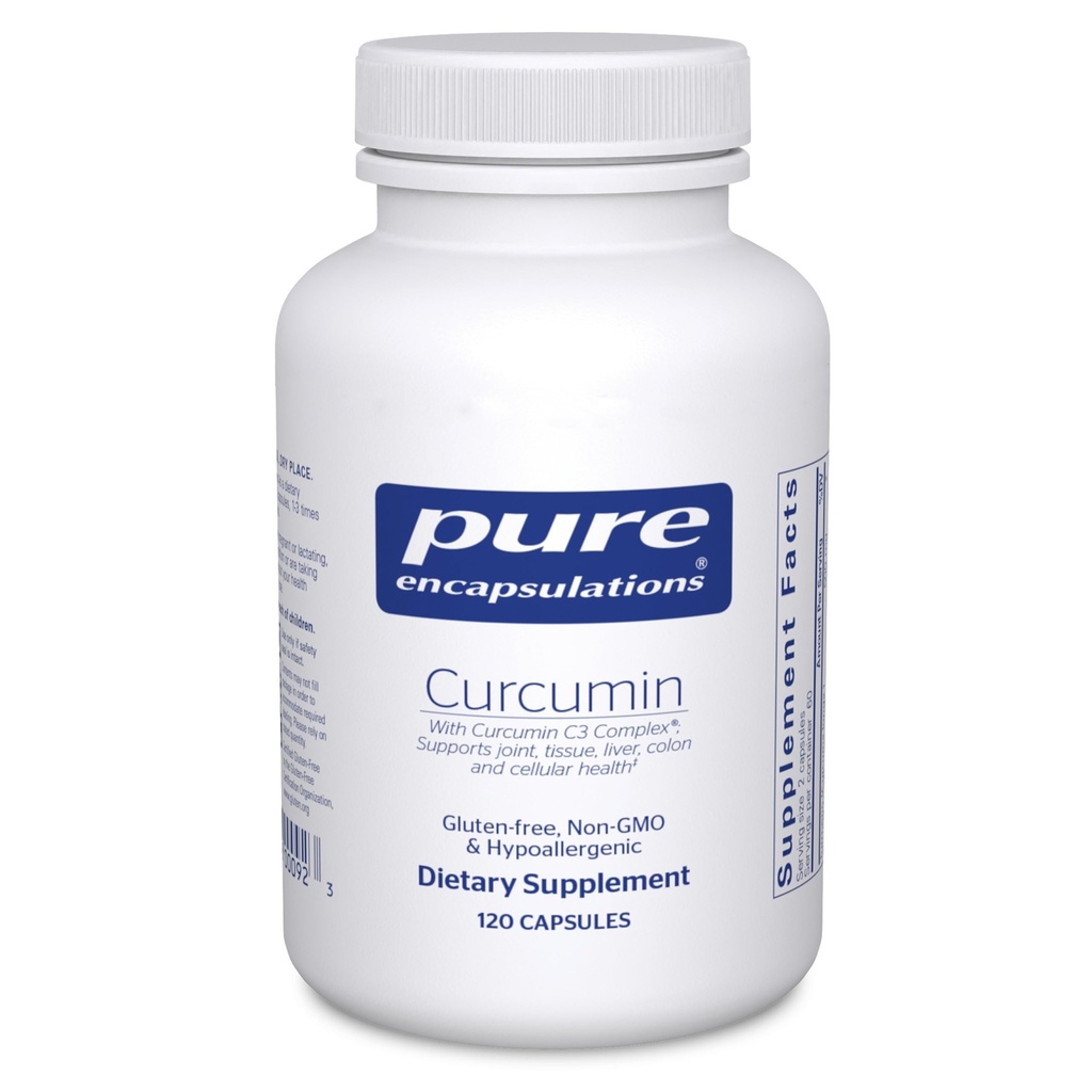 Pure Encapsulations Curcumine - 500 mg - Ondersteunt Joint Health & Liver Health - Curcuma Longa Capsule - Non-GMO & Vegan - 120 capsules