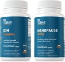 Dr Tobias Ménopause Relief et Complexe DIM - Soutenir l'équilibre hormonal et le confort ménopausique, non-OGM