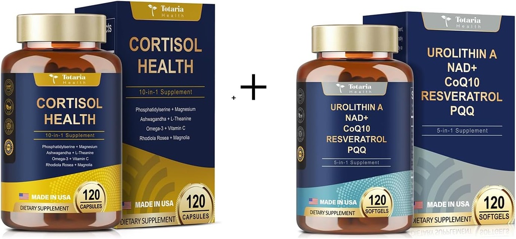 Totaria Cortisol Supplement + Urolithisch A supplement