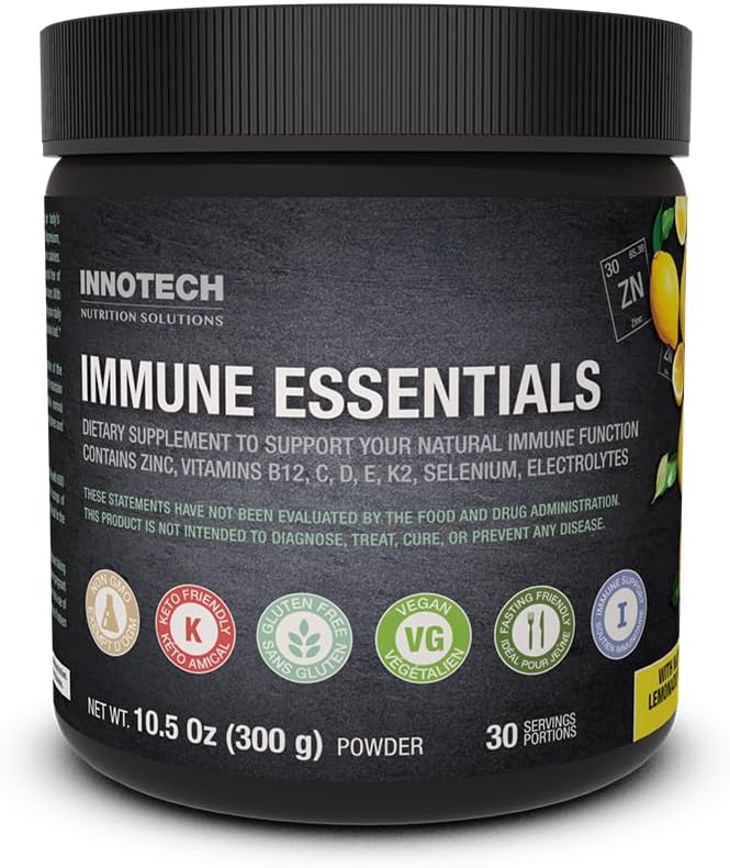 Innotech Nutrition Solutions Immune Essentials, 300 Gram - Citroensmaak