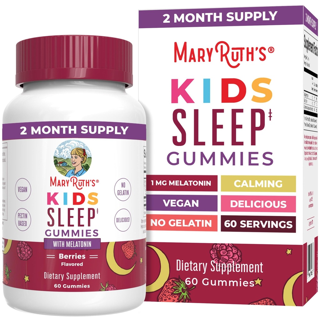 MaryRuth Organics Melatonine Gummies for Kids 2 maand aanbod 