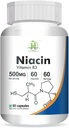 Generieke Niacin (Vitamine B3) 500mg Energieniveaus