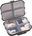 Reis pil Organizer Small 8 Grid Compartments Pill Holder Box - Portable Medicine Container Case - Dagelijkse wekelijkse medicatie Organisator