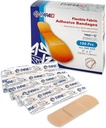 Flexibele stoffen Bandages - Flex Stof lijm Bandages Vinger-Tip Bandages Knokkels en duim Bandages voor Vingerverzorging en om Wonden tegen Infectie te beschermen - (100 Count Box)