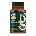 Gaia Kruiden Lever Reiniging - Lever Gezondheid Ondersteuning Kruidensupplement met melkdistel, Burdock, Kurkuma, Dandelion & More* - 60 Vegan vloeibare Phyto-Caps (30 porties)