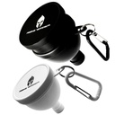 Petit et grand entonnoir de bouteille d'eau en poudre de protéines portable pour l'entraînement préalable, en poudre de BCAA et en poudre de protéines